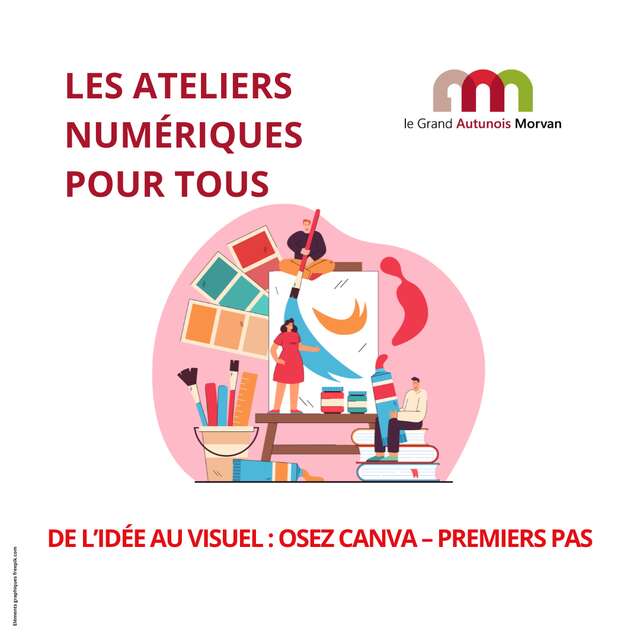 Atelier numérique - De l'idée au visuel : osez Canva (premiers pas)