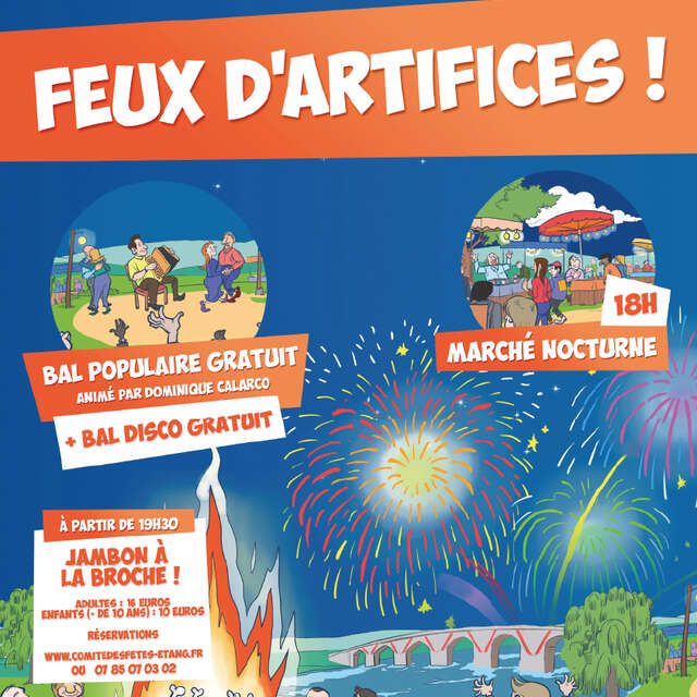 Jambon à la broche et Feux d'artifice