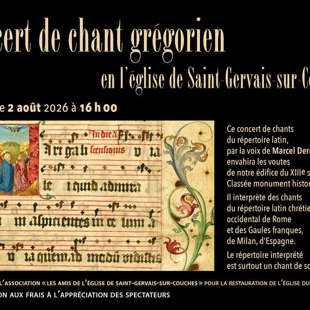 Concert de chant grégorien