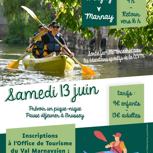 Sortie Famille : descente de l'Ognon en canoë