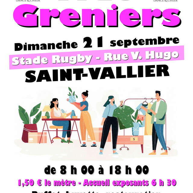Vide-greniers du Feeling Dance and Cheer de Saint-Vallier