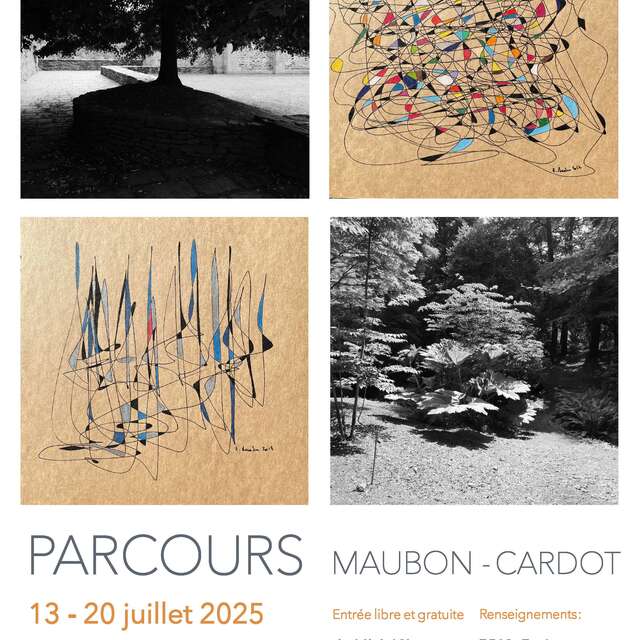 Exposition "Parcours" de Eric Maubon et Thierry Cardot (peintures, photos)