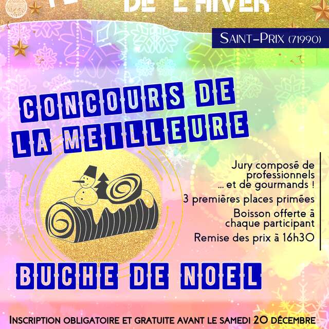 Concours de la Meilleure Bûche de Noël