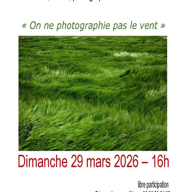 "On ne photographie pas le vent", Lectures musicales avec Michel Gillot et Didier Petit