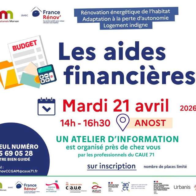 Atelier d'information "Les aides financières" animé par la CAUE