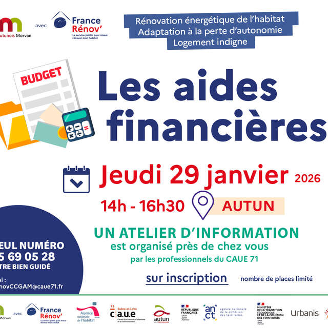 Atelier d'information : les aides financières pour la rénovation du logement