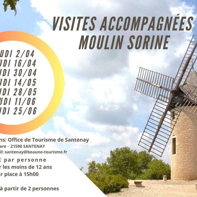 Visites accompagnées du Moulin Sorine