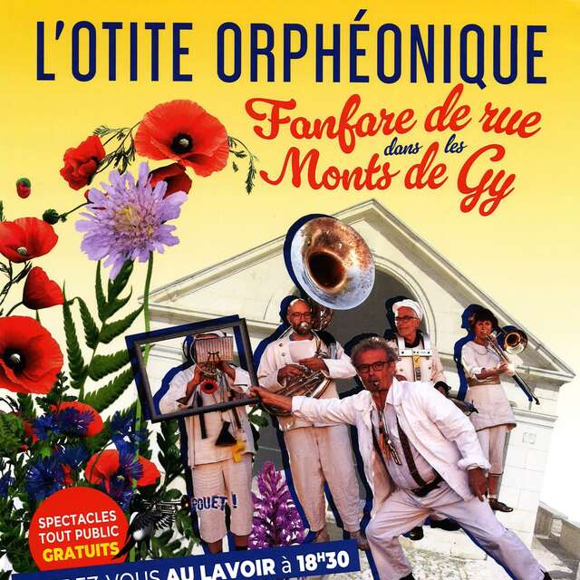 Fanfare de rue au lavoir de Choye