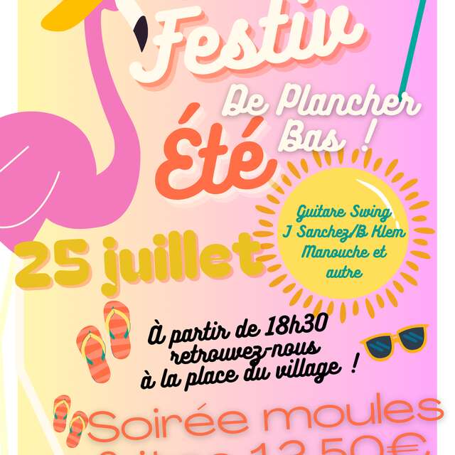 Festiv'été à Plancher-Bas - La soirée moules frites