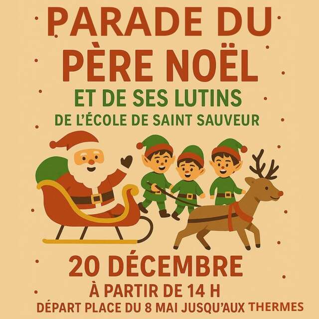 Parade du Père-Noël en Calèche