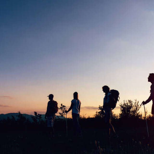 Randonnée au clair de lune à Autoreille
