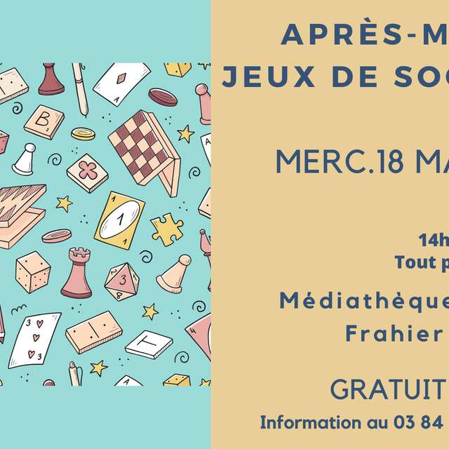 Après-midi "Jeux de société"
