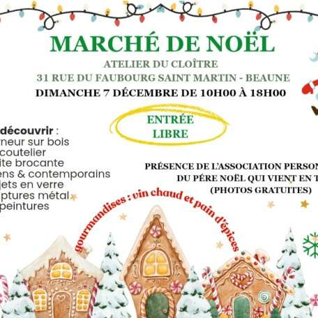Marché de Noël à l'Atelier du Cloître