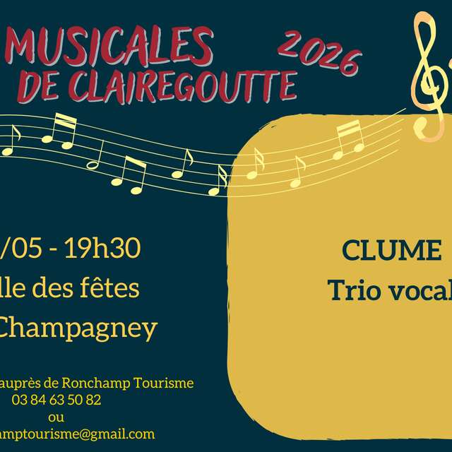 MUSICALES DE CLAIREGOUTTE 2026