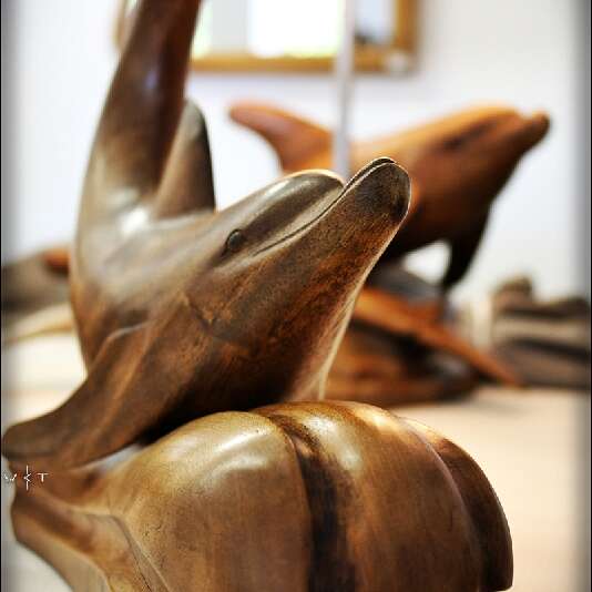 Sculpteur sur bois / armoiries Gérard Riandet