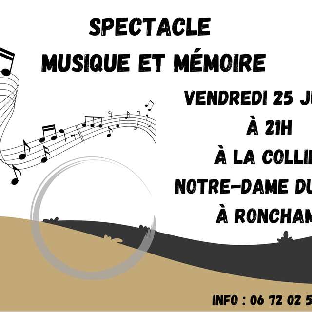 Concert Musique et Mémoire- Colline Notre-Dame du Haut