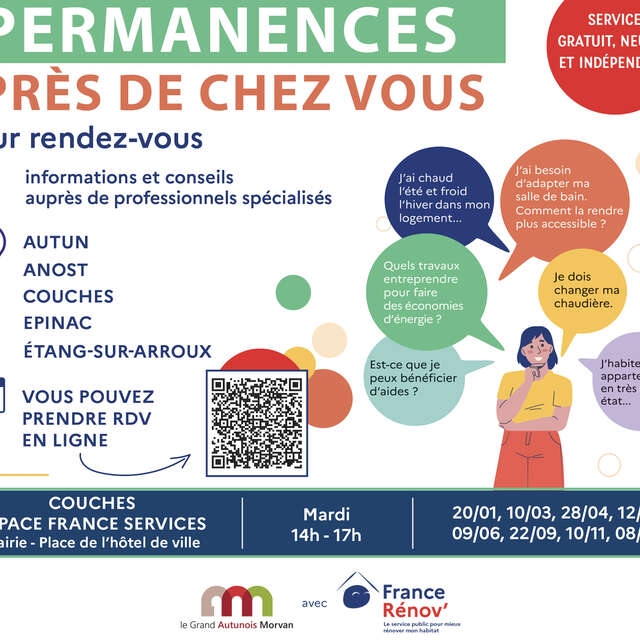 Permanences et conseils pour vos projets de rénovation