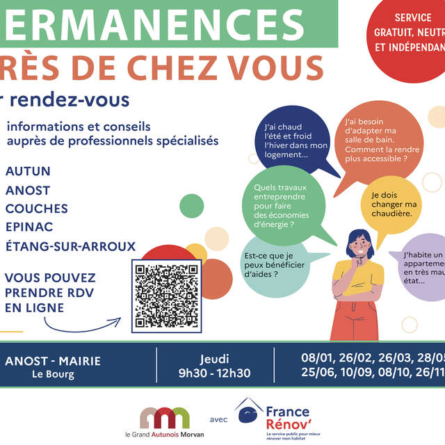 Permanences et conseils pour vos projets de rénovation