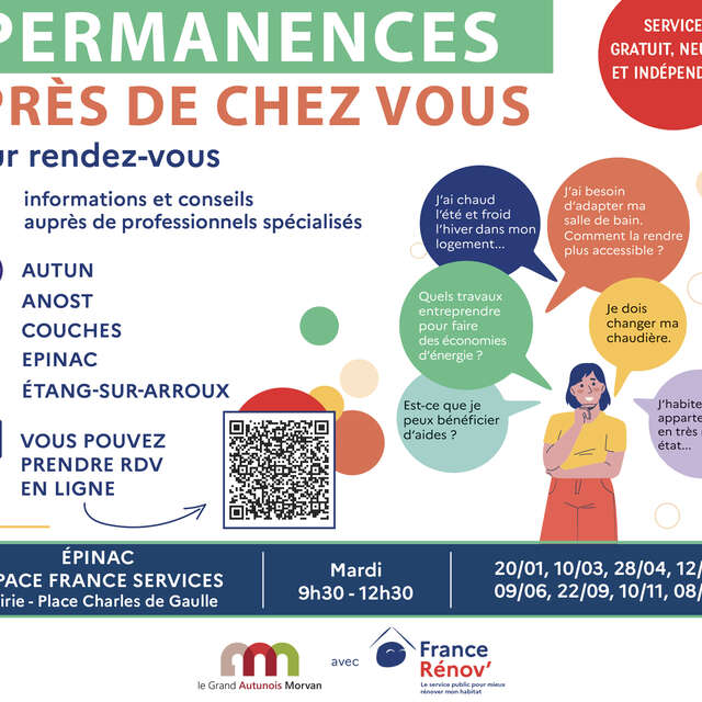 Permanences et conseils pour vos projets de rénovation