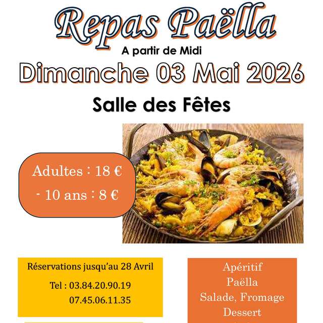 Repas Paëlla