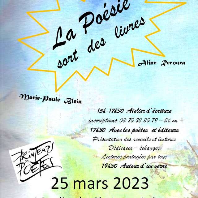 La Poésie sort des Livres