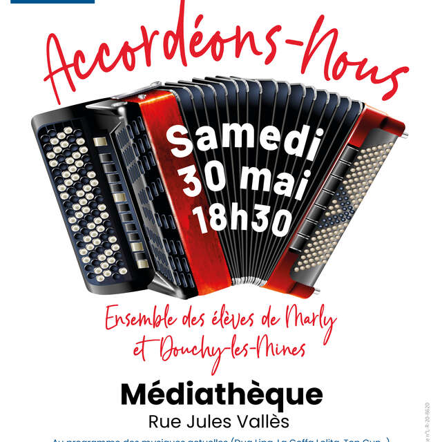Concert "Accordéons-nous !" Les Moments Musicaux Marlysiens à Marly