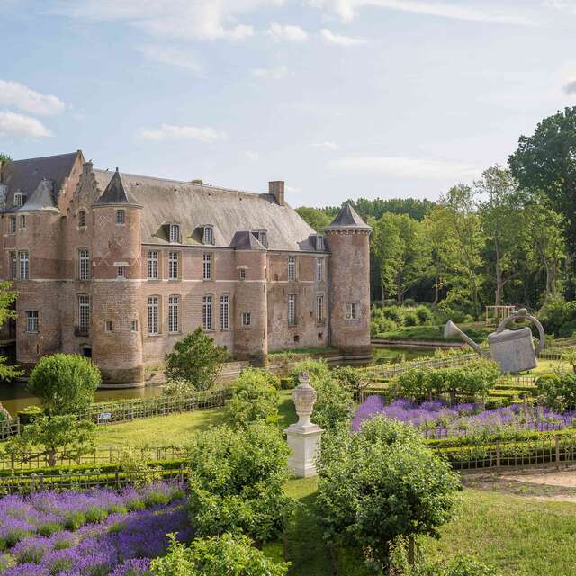 Jardin du château d'Esquelbecq