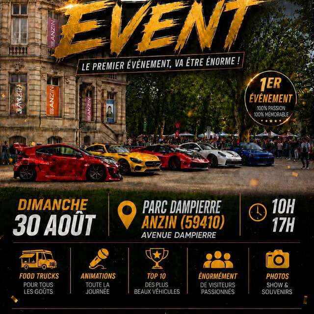 1er Car Event à Anzin