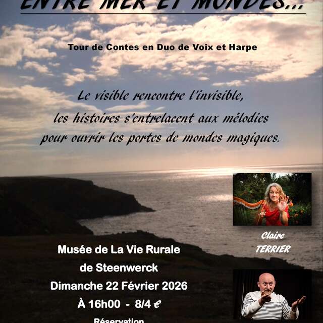"Entre mer et mondes..." - Tour de contes en duo de voix et harpe à Steenwerck