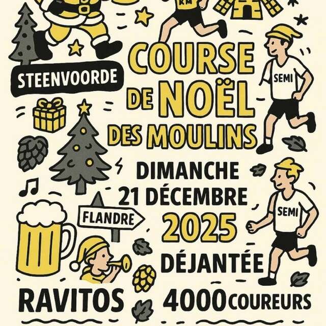 Course de Noël des moulins à Steenvoorde