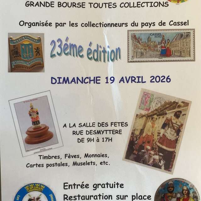 23ème édition de la grande bourse toutes collections à Cassel