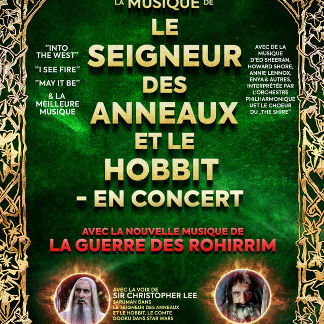 Spectacle : Le Seigneur des Anneaux et Le Hobbit en concert