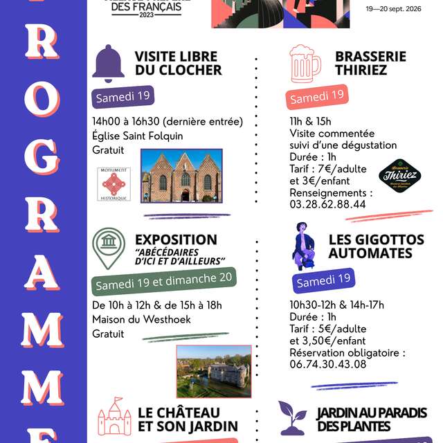 Les Journées Européennes du Patrimoine à Esquelbecq