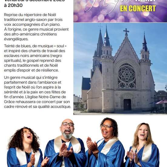 Concert de gospel à Onnaing
