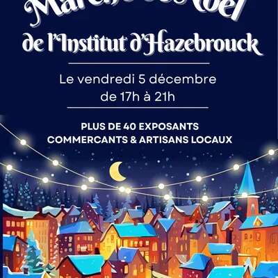 Marché de Noël de l'institut d'Hazebrouck