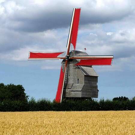 Visite du moulin Deschodt de Wormhout