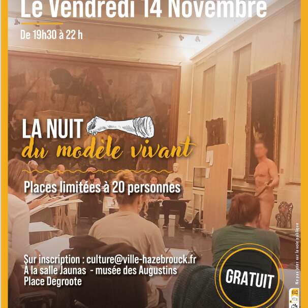 La nuit du modèle vivant au Musée des Augustins