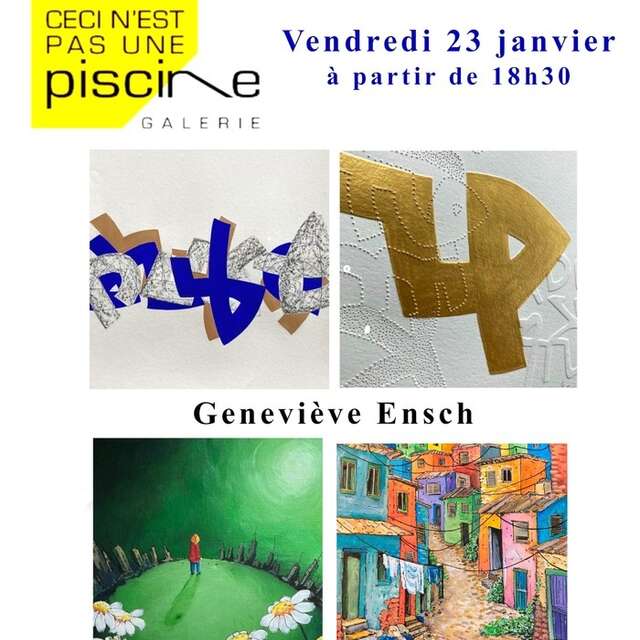 Vernissage Christelle Bauduin - Geneviève Ensch