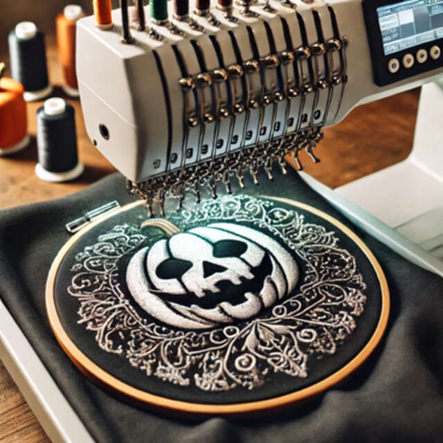 Broderie numérique ensorcelante pour Halloween !
