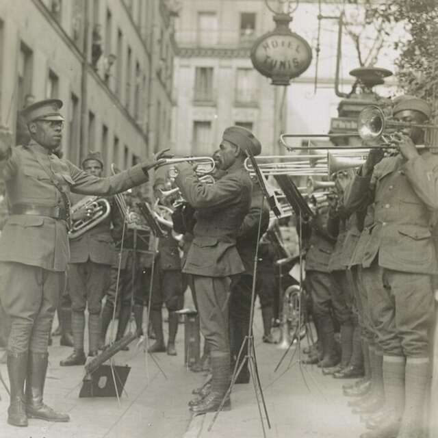 Conférence «Jazz et guerres mondiales, des Harlem Hellfighters
aux Victory Discs» par Didier Boudet