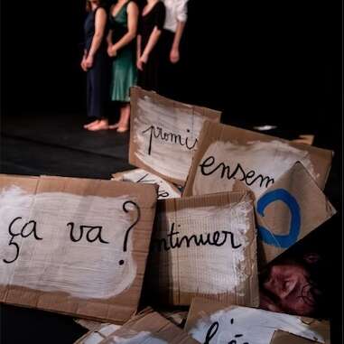 Théâtre physique "On ne va pas se quitter comme ça" à la MJC Saint-Saulve