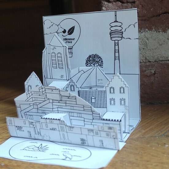 Atelier carte pop-up au château de Flers