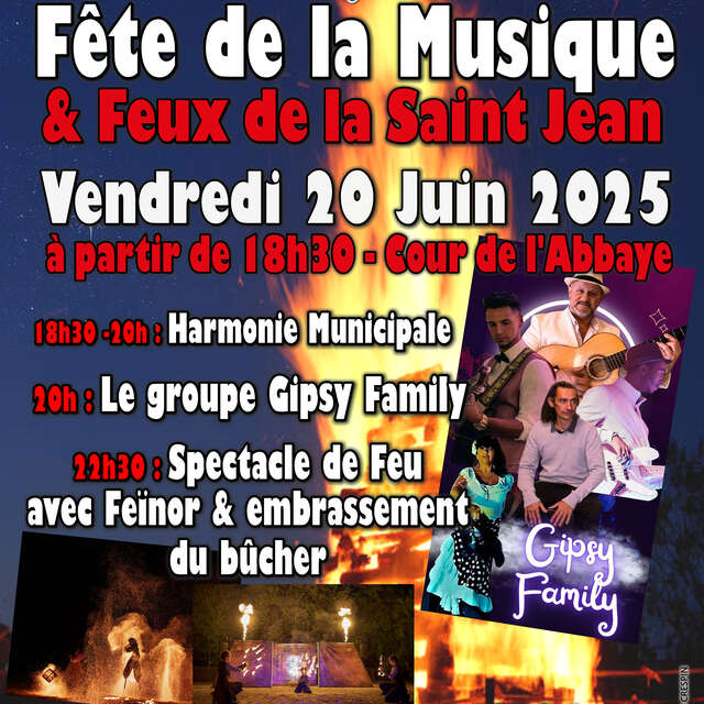Fête de la musique et Feux de la St Jean