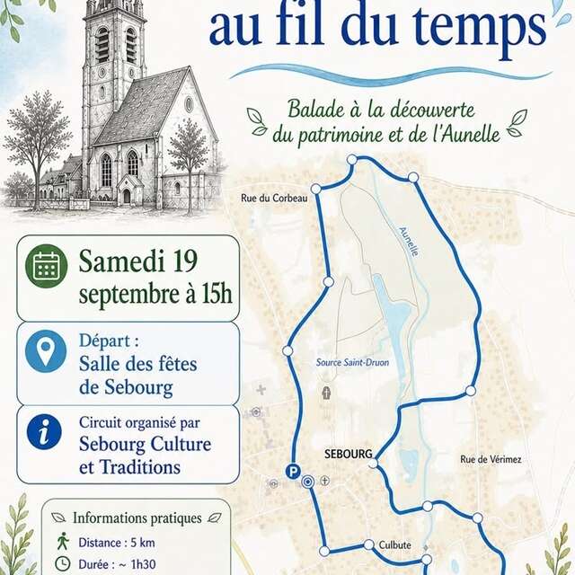 Balade "Au fil de l'eau, au fil du temps" à Sebourg