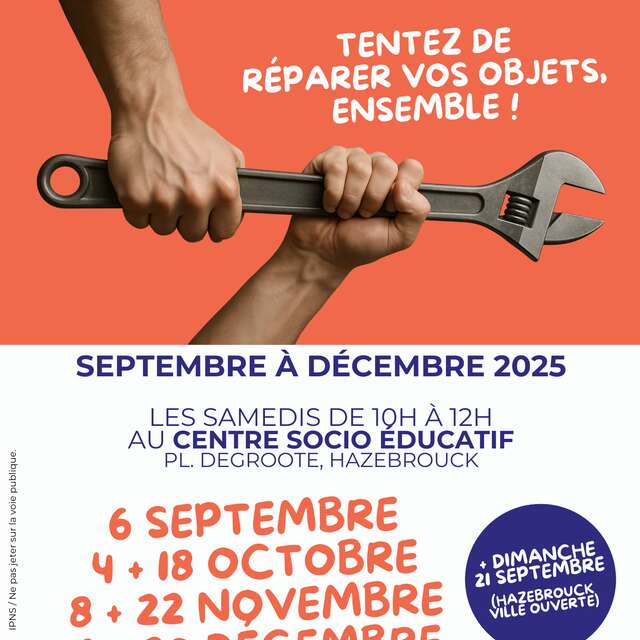 Repair café à Hazebrouck