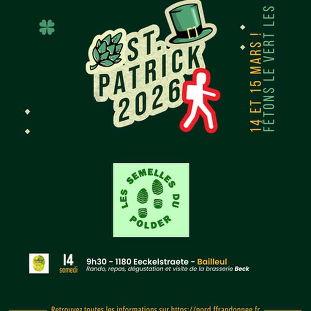 Randonnée de St Patrick avec "Les semelles du Polder"