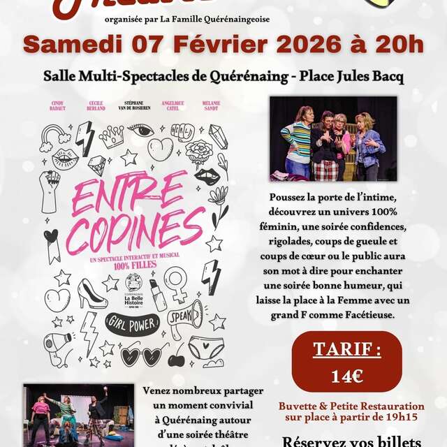 Soirée théâtre "Entre copines" à Quérénaing