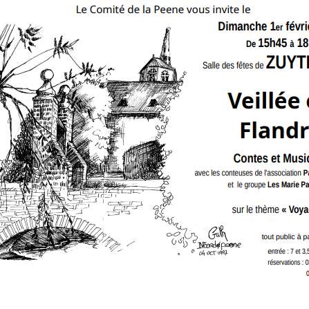 Veillée en Flandre à Zuytpeene