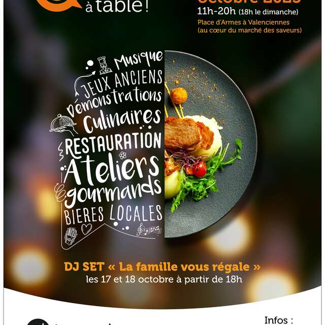 Valenciennes à Table 6ème édition