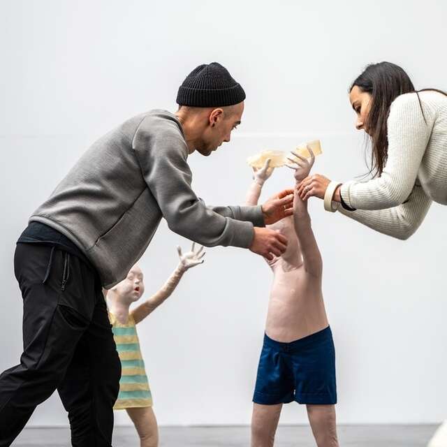 Visite rencontre de l'exposition Fango avec les artistes